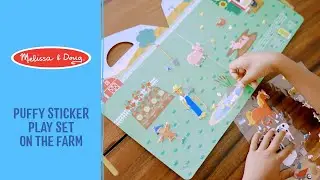 Melissa & Doug Puffy Sticker Play Set - On the Farm