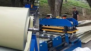 How Long span rib type roof being made // Buhay Carpentero