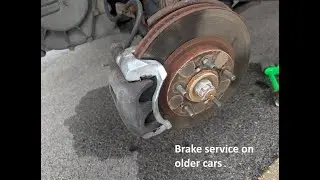 Brake caliper pin service
