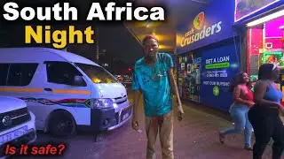 Walking South African city at night (Is it safe?)