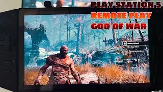 Play Station 5 Remote Play to Lenovo Legion Go | God Of War Gameplay