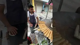 Egg Mutton Roll Making Process #shorts