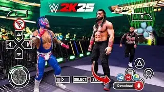 🥳🥳NEW HIGH GRAPHICS WWE 2K25 PS2 VERSION PATCH MOD!!! DOWNLOAD WWE 2K25 PPSSPP 