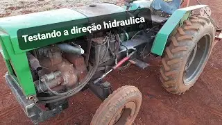 Trator Agrale 4100 Adaptando Direção Hidraulica parte 5