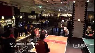 Bounce Farringdon a Sports Bar in London offering Beer and Ping Pong Games