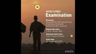 # AFCAT 2 2022  Notification released #IAF  💙💙✈️✈️💙❣️....