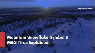 Three-Peak Mountain Snowflake vs M+S Rated Tires