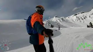 Blueberry Cat Track at Mount Baker, Washington. March 2021