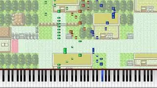 Pokemon Gold & Silver - Azalea Town (Midi remaster) [Korg Triton Synthesia Tutorial]