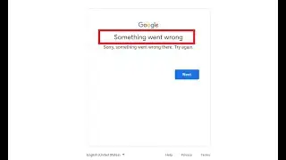 Fix Something Went Wrong Error Sorry Something Went Wrong There In Gmail