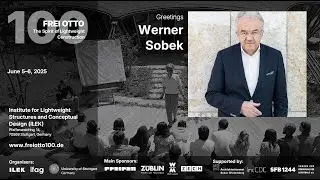 Werner Sobek - Frei Otto Symposium at ILEK