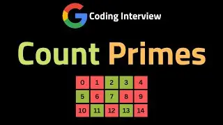 Count Primes - LeetCode 204 - Sieve of Eratosthenes - Coding Interview