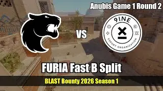 FURIA Fast B Split - Anubis G1R2 | FURIA | BLAST Bounty 2026 Season 1 #cs2 #counterstrike2