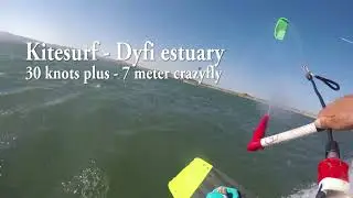 Dyfi estuary kitesurf, Ynyslas