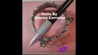 Lecente Glitter Ombre Nails By Stace Lorraine