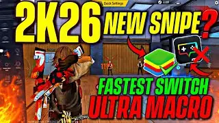 ULTRA FAST SNIPER SWITCH MACRO/SCRIPT REVEALED FOR 💀 BLUESTACK + NO NEED PANEL + FAST SWITCH ✅ 2026