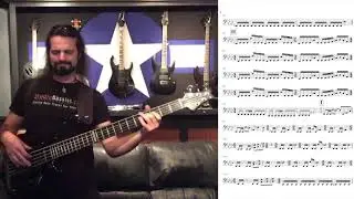 Michael Angelo Batio -  Hands Without Shadows - Bass with transcription