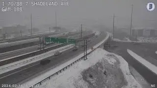 Heavy snow at times between now and 7pm across Central Indiana I 4pm Road Condition Update