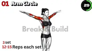 🔥5 Minute Morning Workout for Beginners ✅Full Body Home Exercise Routine #fitness #workout #exercise