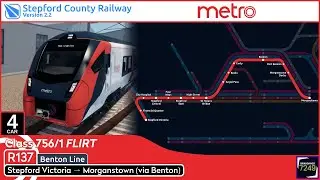 ROBLOX SCR | Metro [R137] Stepford Victoria to Morganstown (via Benton)
