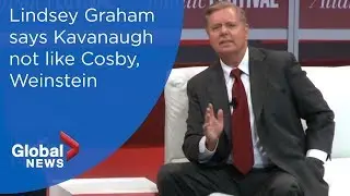 Lindsey Graham booed for defending Brett Kavanaugh
