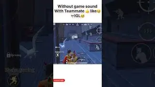 Bgmi glitch no game sound BattleRoyale#BattleRoyaleGames#BRGaming#BRFans#Warzone#Fortnite#pubg
