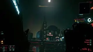 Cyberpunk 2077: Jumping on Arasaka ship while talking to Takamura