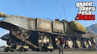 GTA 5 Mods - O Maior Tanque de Guerra do Mundo fora do Normal! (GTA V PC MODS)