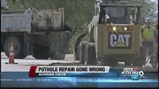 Pothole paving mistake costs Pima County $17,000