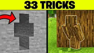 33 TRICKS in MINECRAFT um eine BASIS zu ENTDECKEN!