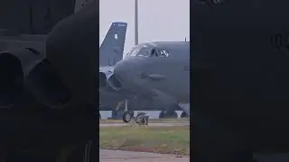 U.S B-52 prepares for launch #b52stratofortress #militaryaviation #usairforce #usaf