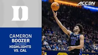 Duke's Cameron Boozer&nbsp;Highlights vs. Cal