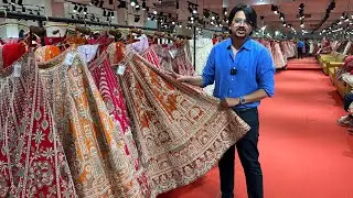 🇮🇳 India का सबसे बड़ा लेहेंगा हाउस - 10 हज़ार डिज़ाइन | Lehenga wholesale, Lehenga factory MADHUBALA