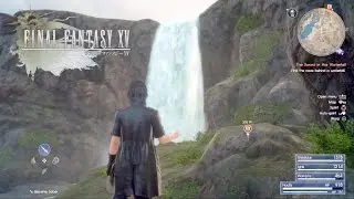 Final Fantasy XV (The Sword In The Waterfall) Search For The Sword Of Legend Inside The Cave