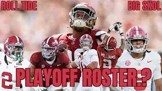 IS THE 2026 ALABAMA ROSTER PLAYOFF CALIBER: Let's take a look.