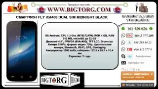 СМАРТФОН FLY IQ4406 DUAL SIM MIDNIGHT BLACK