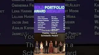Scholastic Awards National Ceremony #shorts #scholasticawards