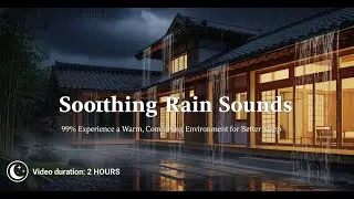 Soothing Rain Sounds: 99% Experience a Warm, Comforting Environment for Better Sleep