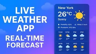 🌍 Live Weather App ☀️🌧️ | Real-Time Forecast for Any City 🚀