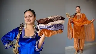 Partywear Velvet kurta Sets from MYNTRA