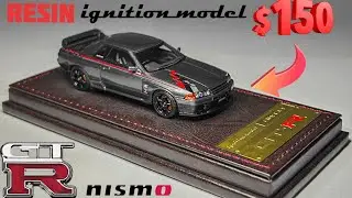 Unboxing Ignition Model Nissan Skyline GT-R Nismo R32 Gun Metallic 1:64 Scale IG2686
