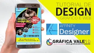 Criar Panfleto Academia de Muscula&ccedil;&atilde;o Affinity Designer