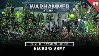 Warhammer 40K : Necron Army Showcase [Fully Painted] #warhammer40k #necrons