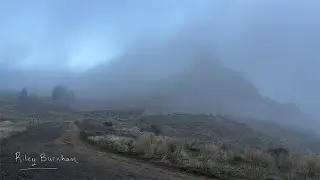 Hiking into clouds
