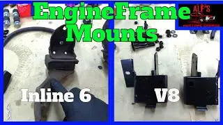 Engine Frame Mounts - 1966 Mustang Fastback - 6 cylinder to V8 Conversion - Episode 8