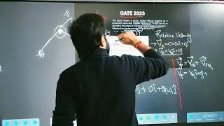 GATE 2023 PYQ CONCEPT OF RELATIVE VELOCITY & PURE ROLLING #ese2026 #motivation #gate2026 