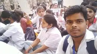 #Rimshospitalranchi #paramedical students strike video