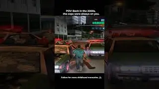 POV:Back in the 2000s,the cops were always on you #gta #gtav #gtasanandreas #retrogaming #retrogames