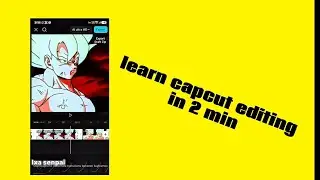 Capcut edit tutorial 🗿🤯|learn Capcut in 2 min