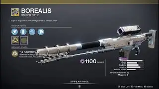 Destiny 2, Lost Sector , Exotic Weapons, Borealis, Sniper Rifle